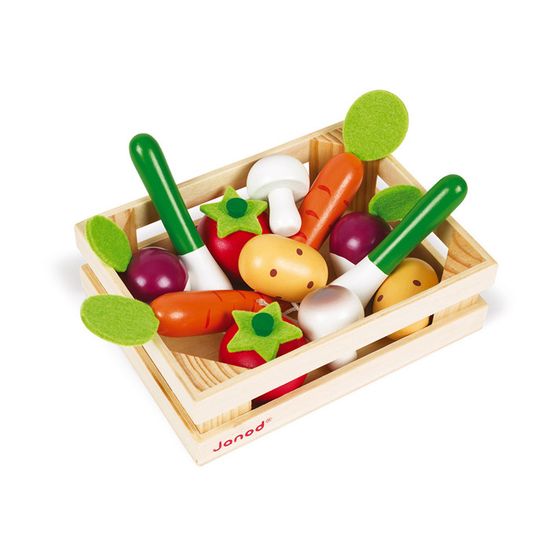 JANOD Cagette de 12 legumes bois Des 3 Ans Cdiscount Jeux Jouets
