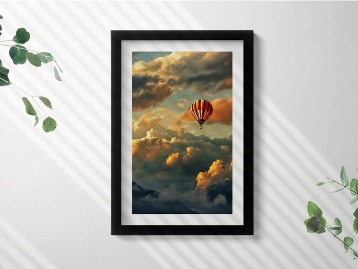 Deco Cadre Décoration Salon Passerelle Ciel Eau Moderne Impression Sur Toile 150x50cm Image Tableau Decoration Murale Chambre Triptyque 3 Parties Art