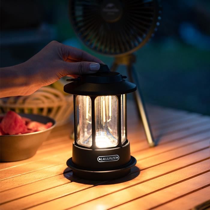 Camping Ventilateur de Plafond Lumière Portable Lampe de Pendaison
