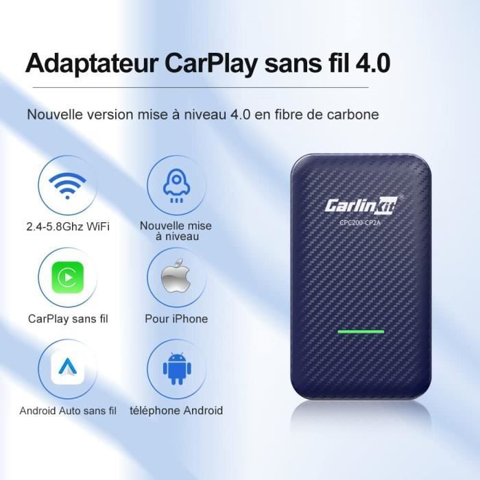 Adaptateur sans Fil Apple CarPlay et Android Auto, Dongle