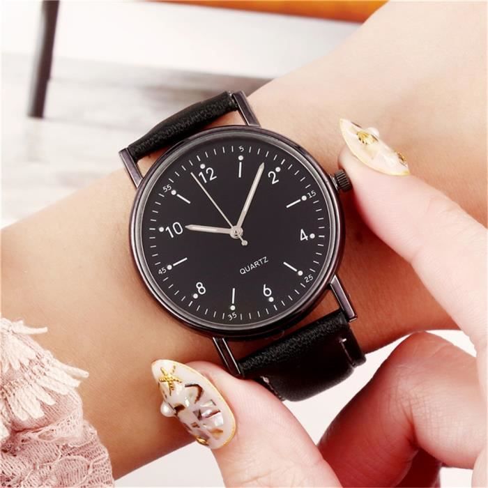 Montres Montre Quartz haut de gamme pour femmes et filles bracelet en acier inoxydable cadran lumineux loisirs Simple Type A