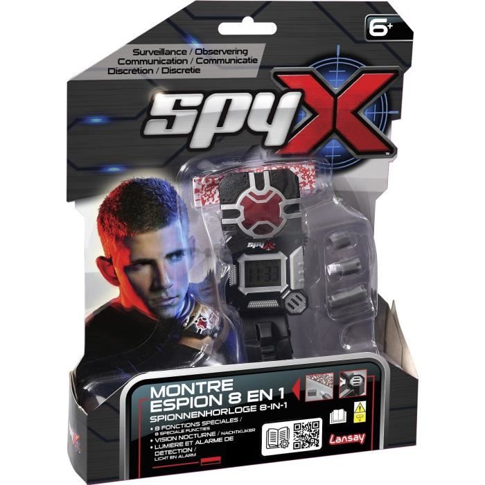 Clementoni - Montre Agent Secret avec Lampe torche intégrée - Spy Game Accessoire d'espion avec fonctions secrètes et Gadgets interactifs - Jeu de rôle espion - Idée Cadeau Originale amusante - 52911 Clementoni - Montre Agent Secret avec Lampe torche intégrée - Spy Game Accessoire d'espion avec fonctions secrètes et Gadgets interactifs - Jeu de rôle espion - Idée Cadeau Originale amusante - 52911