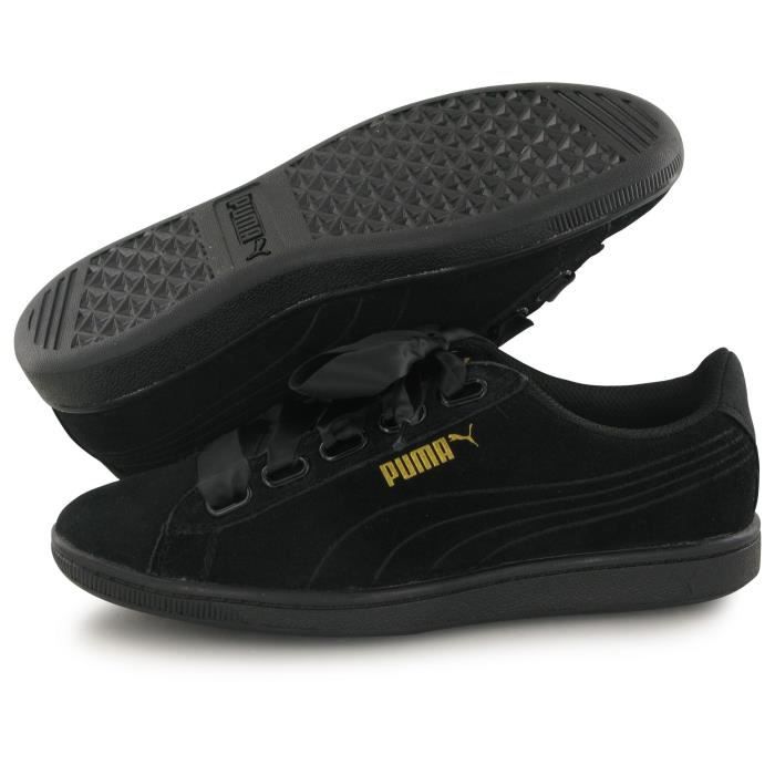 Puma vikky ribbon noir clearance