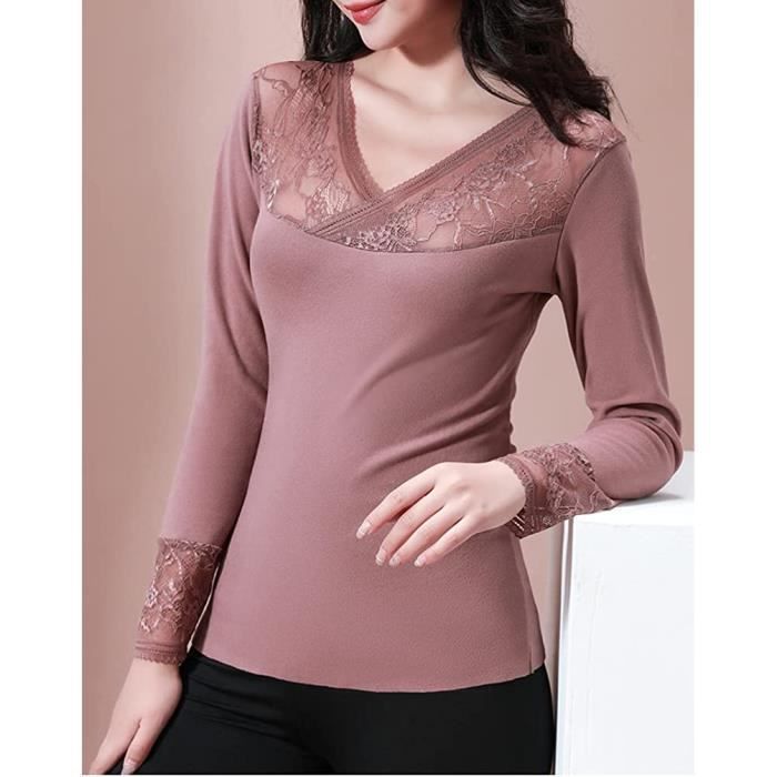 Sous pull thermique femme - Cdiscount