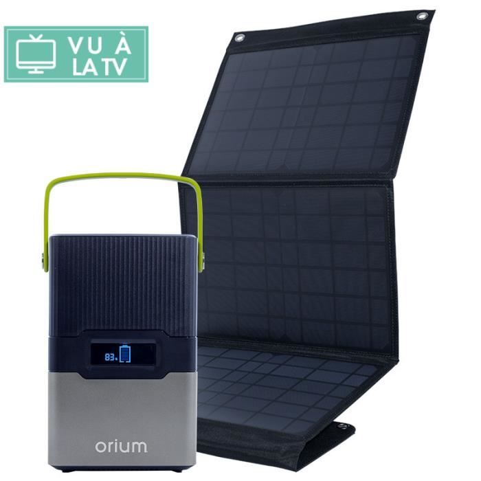 Station d'énergie portable 1200 W + panneau solaire pliant 200 W - Orium