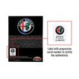 Kit Alfa Romeo 3 Logos Autocollants Intérieurs Voiture Giulia Stelvio-2