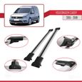 Compatible avec Volkswagen Caddy 2015-2019 Barres de Toit FLY Modèle Railing Porte-Bagages de voiture GRIS-2