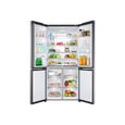 Réfrigérateur multi-portes Haier HTF-610DSN7 Noir - Total No Frost - A++ - 610L - Antibactérien-2