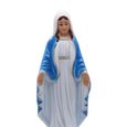 En plastique Vierge Marie Statue Figurine Cadeau de Noël pour les Amis, Religieux Catholique Mary Figure Sculpture pour 25x9,5 cm B-2