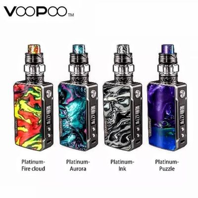 Cigarettes électroniques Vapotage Vape PRO : Kit drag 2 Platinium 177w max  Dawn / Uforce T2 Clearomiseur 5 ml Coils U2-N1 (VOOPOO)