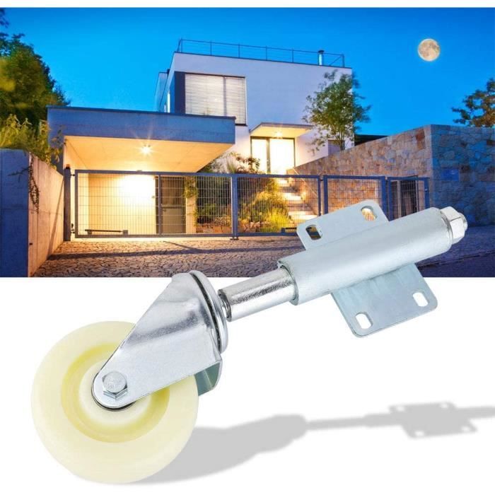 CO-Z Roue De Portail 10CM Roulette à Ressort Pivotante à 360