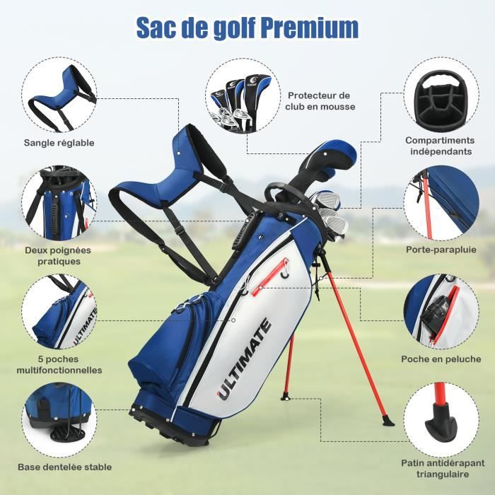 Ensemble d'accessoires de golf pour sports de plein air, cadeau parfait,  ceinture légère, support de sac de taille, tableau d'affichage, 20 pièces -  AliExpress