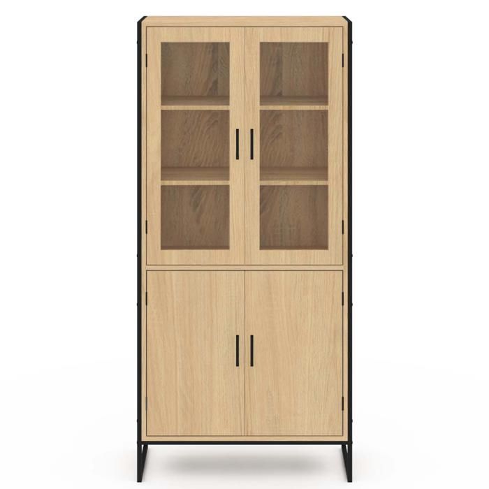 Mueble estlo ndustral con puerta de Melamna