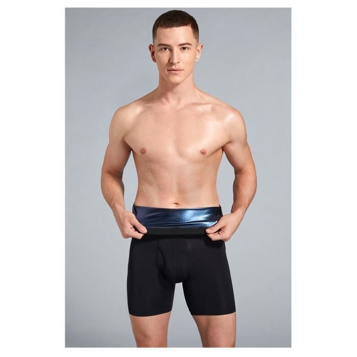 Short de sudation pour homme Taille haute Fitness Running