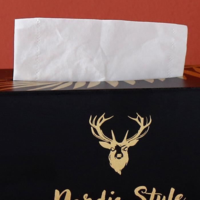 Boîte à Mouchoirs En Bois Moderne Porte-serviettes En Papier Pour