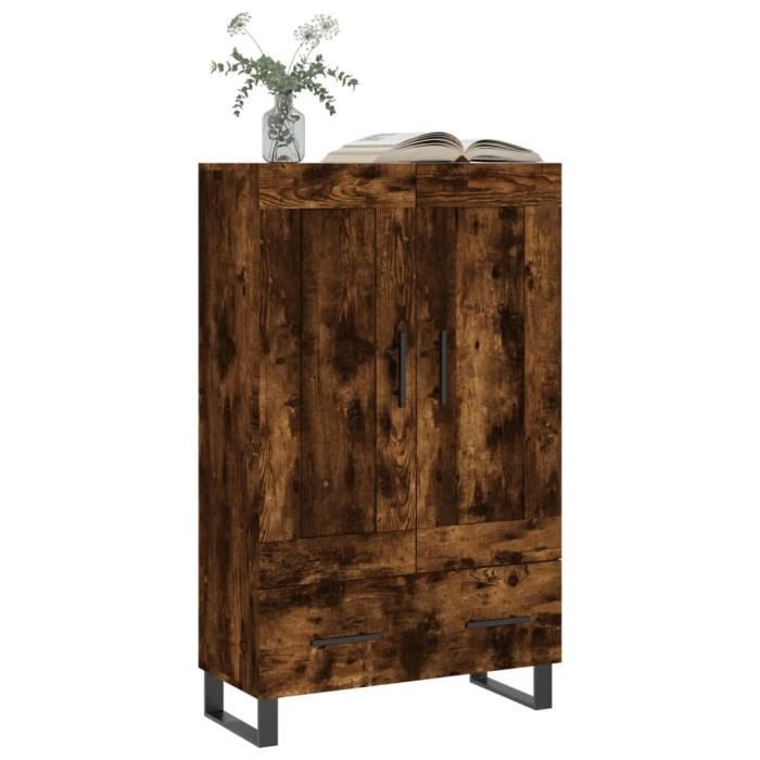 VIDAXL Buffet haut chene sonoma 69,5x31x115 cm bois d'ingenierie