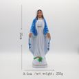 En plastique Vierge Marie Statue Figurine Cadeau de Noël pour les Amis, Religieux Catholique Mary Figure Sculpture pour 25x9,5 cm B-3
