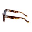 Lunettes De Soleil Liu Jo LJ768SR - Monture Havane Tortoise, Verres Blue Shaded, Taille 56/17/140