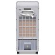 Refroidisseur d'air-Climatiseur mobile portables umidificateur cooling ventilateur mobile 80 W 12 L 496 m3 - h-3