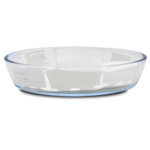 Plat à Four Ovale En Verre Borosilicate Ô Cuisine 30x21 Cm - Résistant Chaleur Et Froid, Compatible Four Micro-ondes