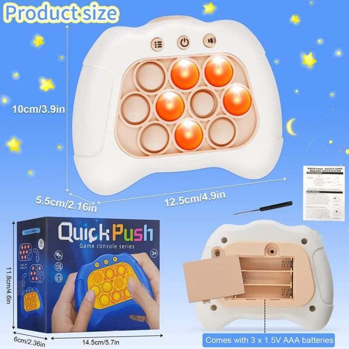 Pop- It Game MachinePop- It ElectroniqueConsole de Jeu Quick Push