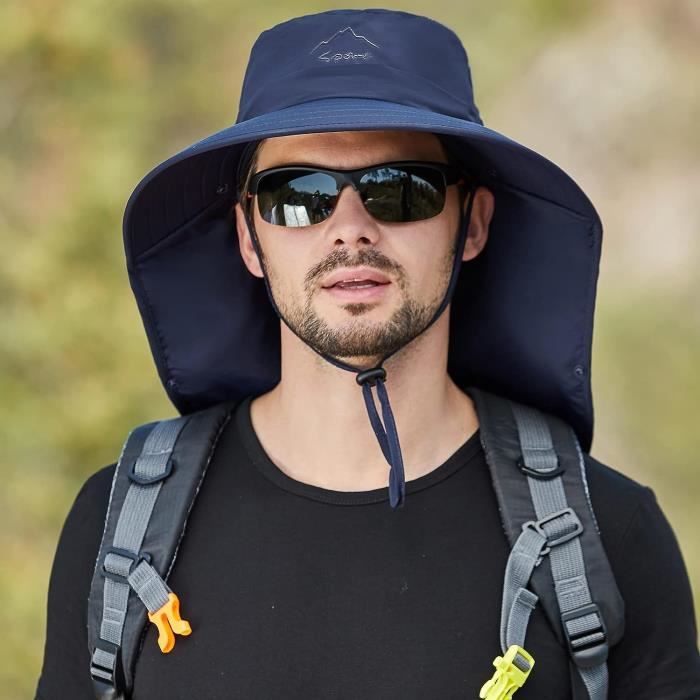 Casquette avec sales protection cou