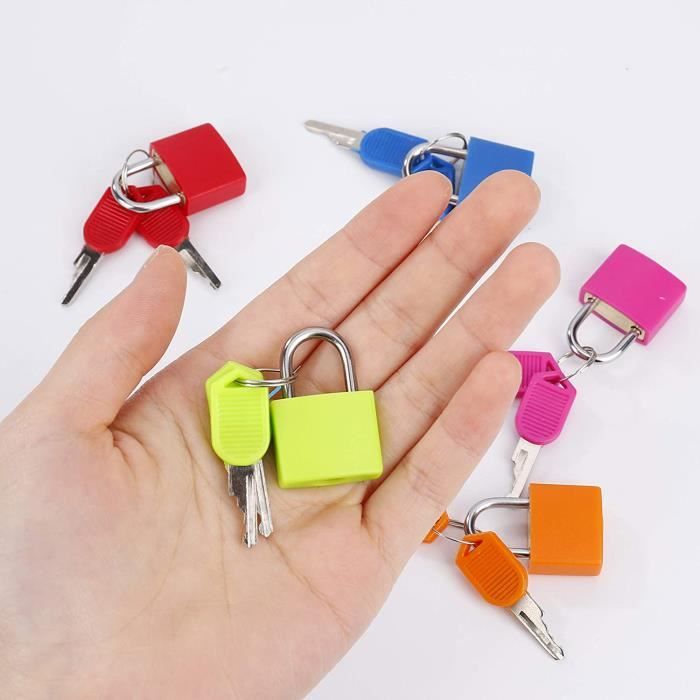 Cadenas à clés en laiton pour valise : petit et pratique