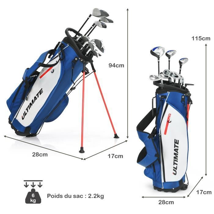 Ensemble d'accessoires de golf pour sports de plein air, cadeau parfait,  ceinture légère, support de sac de taille, tableau d'affichage, 20 pièces -  AliExpress