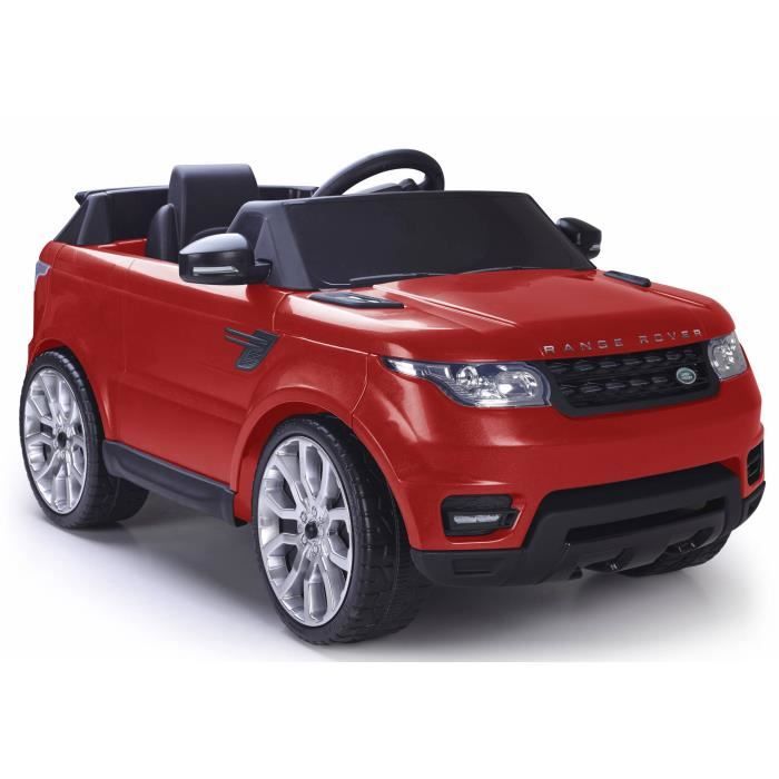 FEBER - Voiture Electrique pour Enfant Range Rover Rouge - Avec