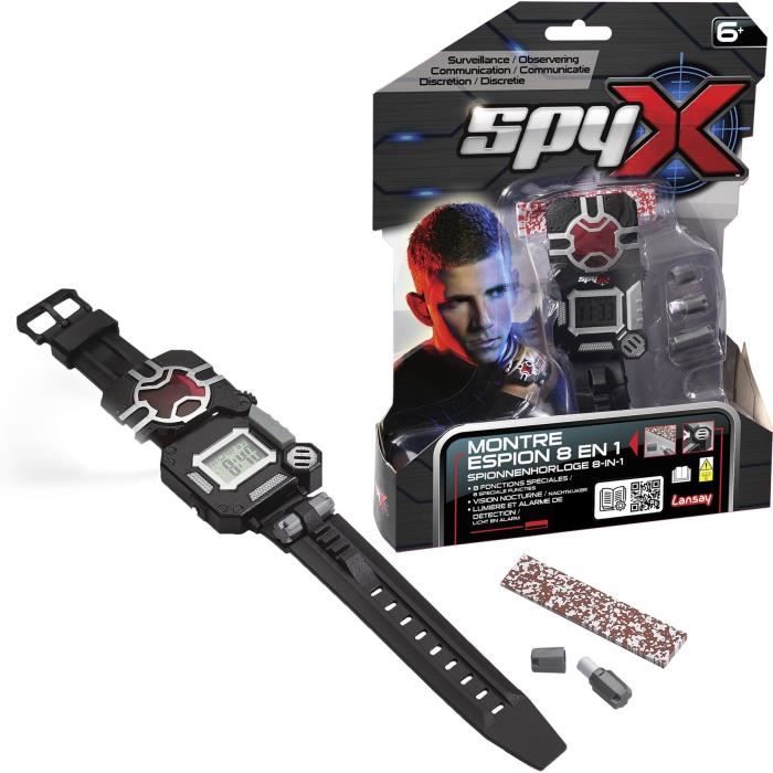 Spy X – Montre Espion 8 En 1 - Jouet & Accessoires d'Espion - Panoplie d' espionnage enfant - Dès 6 ans - Lansay - Cdiscount Jeux - Jouets