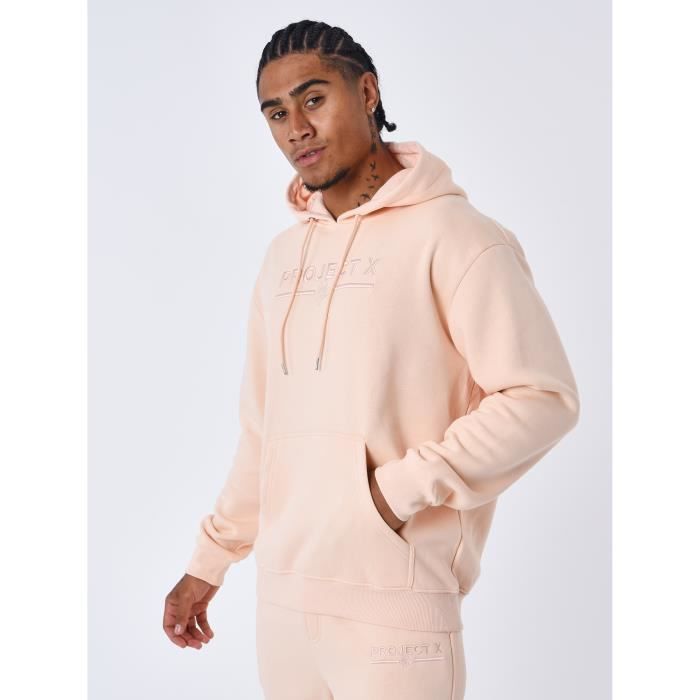 PROJECT X PARIS Sweat capuche basique Homme Orange
