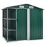 Hangar De Stockage Abri De Jardin Avec Etagere Vert 205x130x183 Cm Fer Achat Vente Abri Jardin Chalet Hangar De Stockage Abri De Cdiscount