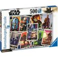 Puzzle 500 pièces Baby Yoda Star Wars Mandalorian - Ravensburger-0