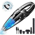 AISTUO MoMoo Aspirateur à Main Sans Fil avec Filtre Lavable, Aspirateur Voiture de 3200 pa, Puissance de 120W, Batterie de Capacité de