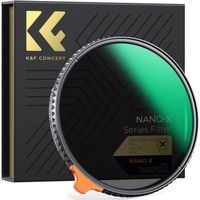 K&F Concept 52mm Filtre Black-Mist 1-4 et Filtre ND2-32 sans Croix 2 en 1 pour Objectif Appareil Photo