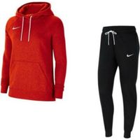 Jogging Polaire A Capuche Femme Nike Rouge et Noir - Multisport - Manches longues - Respirant