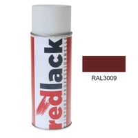 Redlack Peinture aérosol RAL 3009 Brillant multisupport