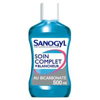 LOT DE 2 - SANOGYL - Bain de bouche Soin Complet + Blancheur - flacon de 500 ml