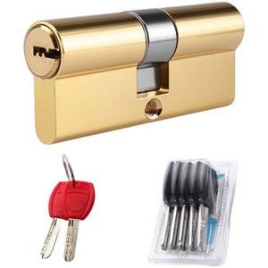 Cylindre De Porte Tiger6 Thirard 30x60 Avec Bouton – Nickelé, Universel Et Réversible (5 Clés Fournies)
