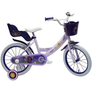 Vélo Enfant Fille 14 PRINCESSE DES SABLES - 4 à 6 ans - Rose & Bleu - 2  Freins CALIPER - Cdiscount Sport