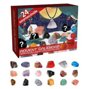 Calendrier De L'Avent 2025 Cristaux Pour Enfants - 24 Jours De Pierres Précieuses Et Kit De Culture - Cadeau Éducatif Et Ludique Pour Noël