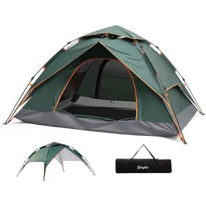 TENTE DE CAMPING Tente De Camping Pour 2 À 3 Personnes 100% Imperméable[u624]