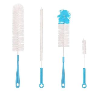 Bouteille Brosse Cleaner un ensemble de 6 pi/èces pour tasses bouteille de sport b/éb/é bouteille pailles de mamelon brosse de nettoyage mis couleur al/éatoire