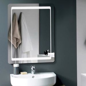 600mm 800mm Miroir Salle De Bain Avec Eclairage Miroir Led Anti