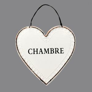 chemin/_de/_campagne Plaque de Porte Style Ancien Chambre en Fer Gris 12 cm