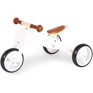 TRICYCLE Tricycle en bois 'Charlie' - Pinolino - Blanc/natu