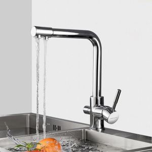 Auralum Robinet Cuisine Noir 3 Voies Osmoseur Mitigeur Evier Bec Haut 360 Filtre A Eau Robinetterie Laiton Chromee Pour Eau Potable Achat Vente Robinetterie De Cuisine Auralum Robinet Cuisine Pur Cdiscount