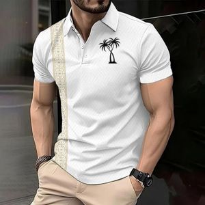 POLO Polo à manches courtes pour hommes,chemise rayée,b