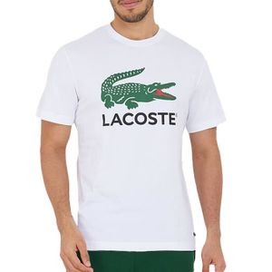T-SHIRT T-shirt Blanc Homme Lacoste Signature