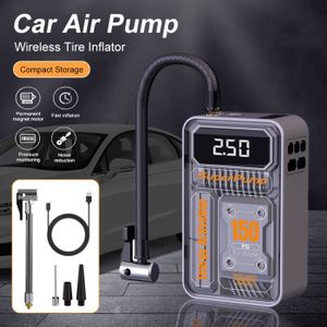 GONFLEUR - POMPE Mini Compresseur d’Air Portable Auto 150 PSI Gonfl
